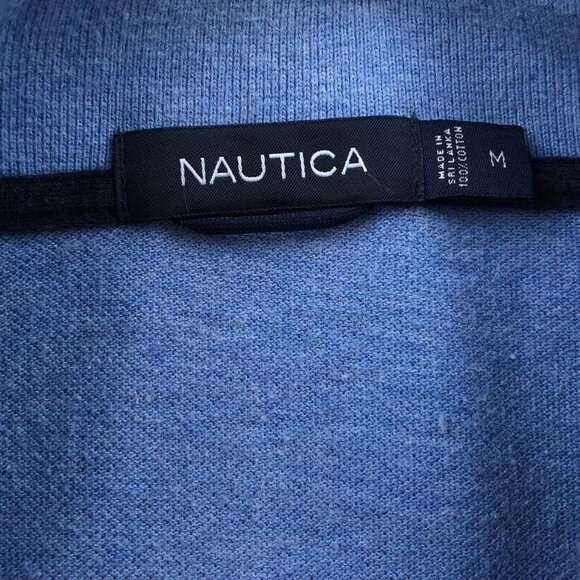 2 Nautica Men Polo Shirts Medium Lot Of Two Short SLeeve Classic Casual Pullover - Picture 2 of 15